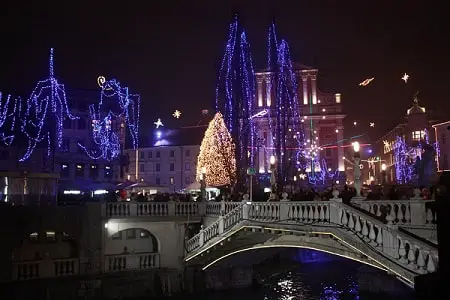 weather Ljubljana, Slovenia in the winter