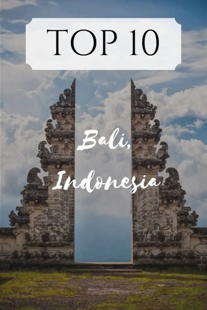 Top 10 things to do in Bali Indonesia