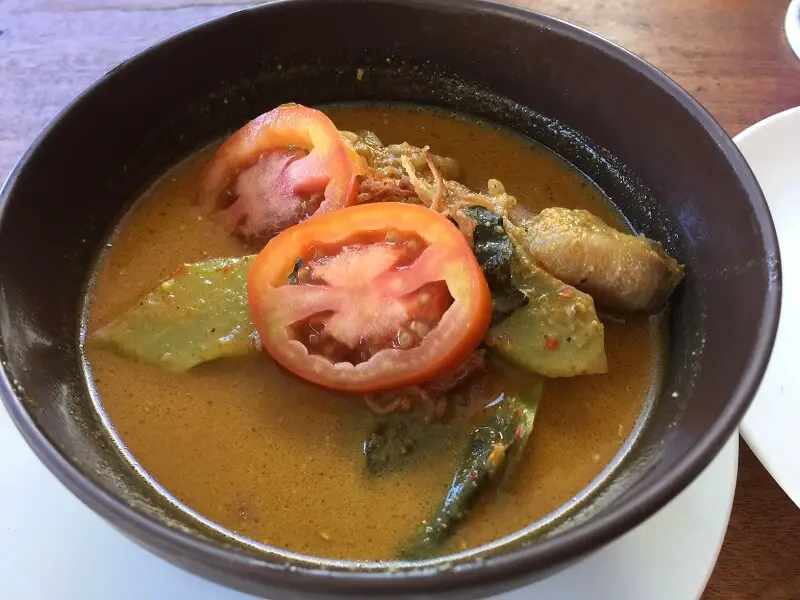 chicken curry bowl bali indonesia