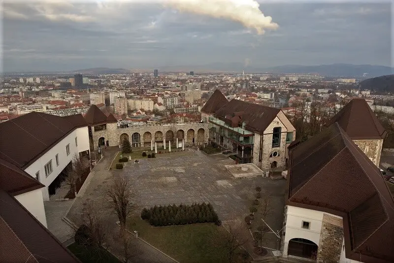 ljubljana castle - view from the tower